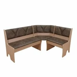 Wohnen.de Vertrieb 39 5 Personen Eckbank In Braun Zecos & Buche Holzdekor