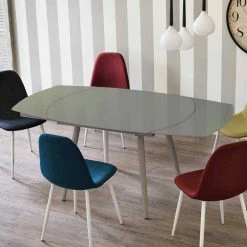 Wohnen.de Vertrieb 23 Designertisch Swiganda Aus Glas Taupe