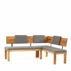 Eiche Massivholz Eckbank Modern - Lea