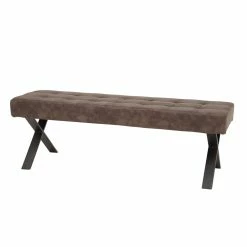 Essbank Laticio In Braun Stoff