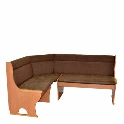 Essecke Eckbank In Braun & Buche - Genzema