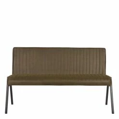 Wohnen.de Vertrieb 29 Esszimmer Bank Mit Lehne In Oliv Grün Microfaser - Sorellas