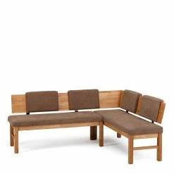 Wohnen.de Vertrieb -Wohnen.de Vertrieb moderne wildeiche eckbank mit polsterung in braun microfaser virds 01